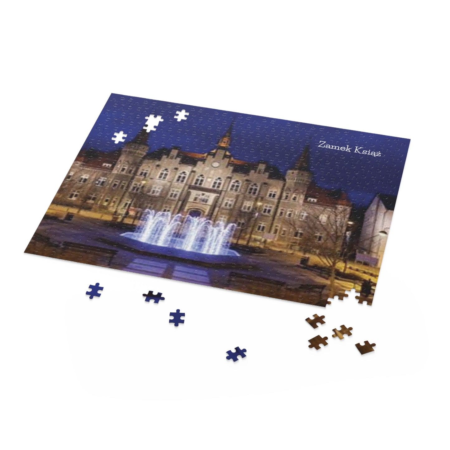 Puzzle Zamek Ksiaz w Walbrzychu Polska (120, 252, 500-Piece) Perfect Gift, Family Fun