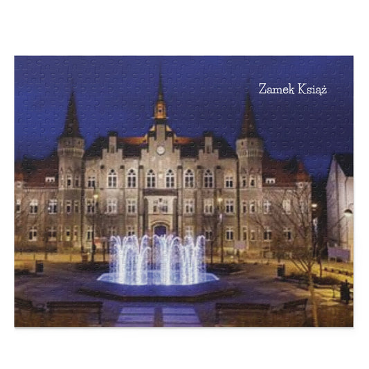 Puzzle Zamek Ksiaz w Walbrzychu Polska (120, 252, 500-Piece) Perfect Gift, Family Fun