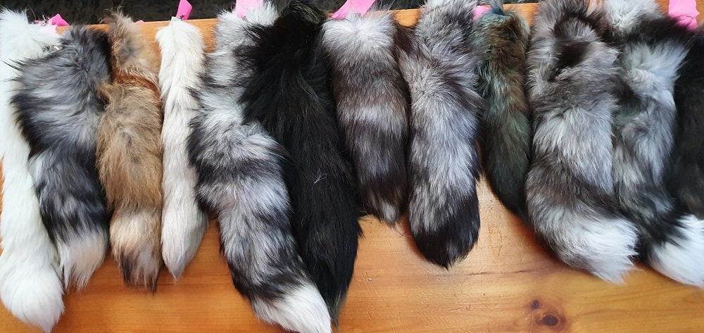 Fur Fox Tail's, Fox Fur Accessory Keychain Tassel's Fashion Bag Tag Various