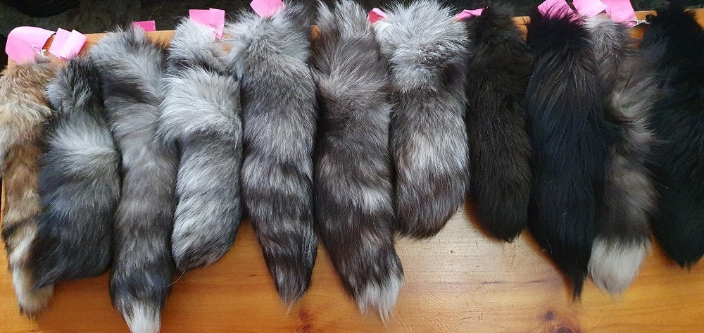 Fur Fox Tail's, Fox Fur Accessory Keychain Tassel's Fashion Bag Tag Various  Sizes