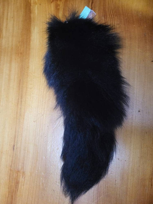 Fox Tail Tassel For Fashion Bag Legitimate Fox Fur Keyring Accessory Luxury (13) - 38 cm